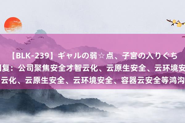 【BLK-239】ギャルの弱☆点、子宮の入りぐちぃ EMIRI 天融信董秘回复：公司聚焦安全才智云化、云原生安全、云环境安全、容器云安全等鸿沟